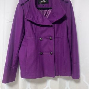 Mirage Wool blend  Women's Purple Peacoat